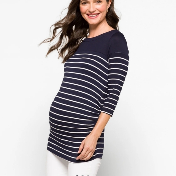 Laila Jayde Tops - LAILA JAYDE Taranto Maternity Button Back Knit Top